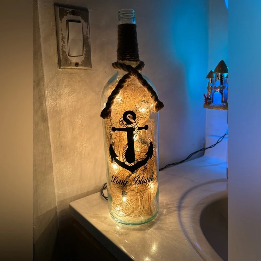 Bottle with lights